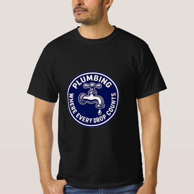 Rörning där varje droppe räknas T-Shirt (Framsida)