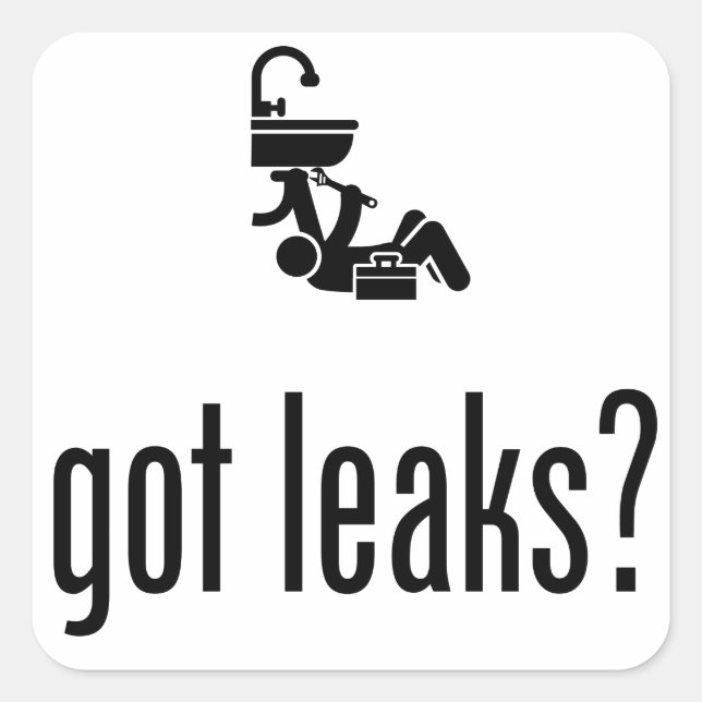 Rörning Fyrkantigt Klistermärke (Framsida)