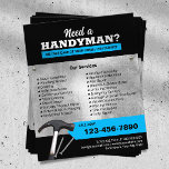 Rörning och reparation av professionell Handyman # Flygblad<br><div class="desc">Reparationsfläktar för professionellens Handyman.</div>