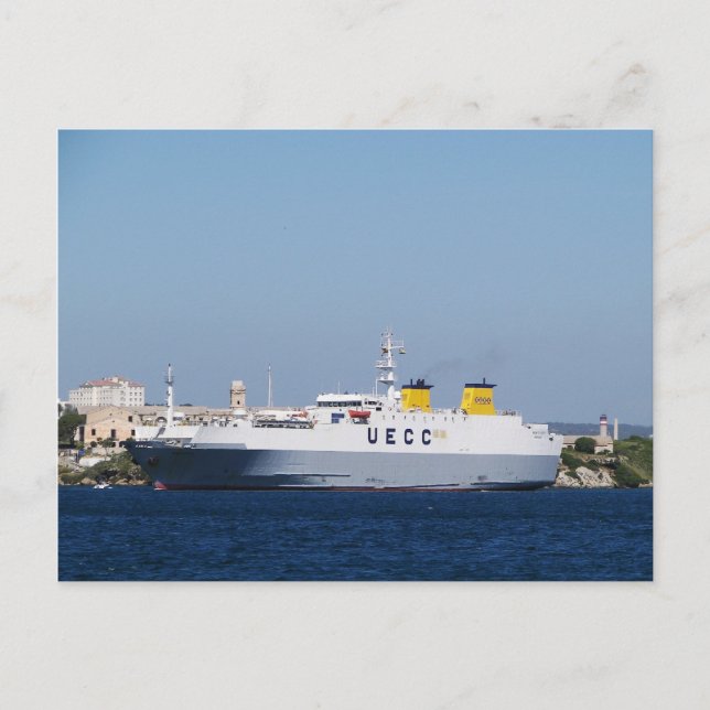 RoRo-fordonTransporter Montlhery Vykort (Framsida)