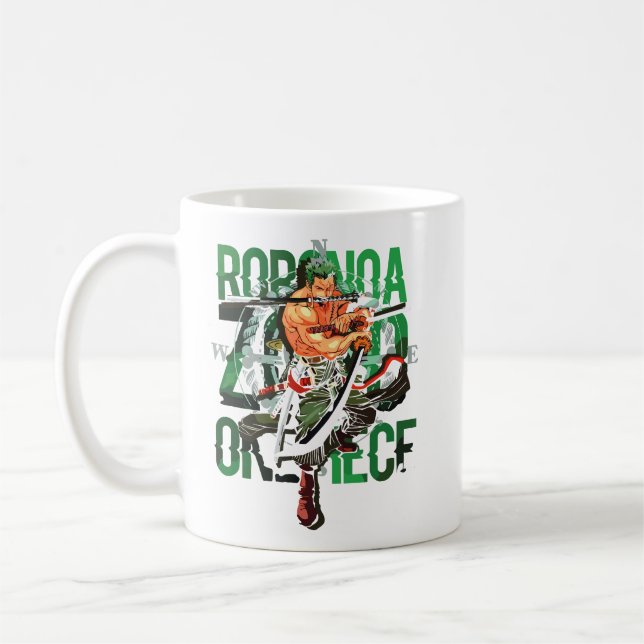 Roronoa Zoro One Piece Kaffemugg (Vänster)
