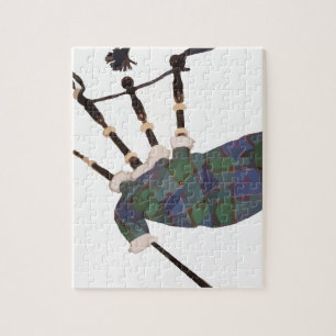 Rörpipor av ogenomskinlig rödspätta pussel