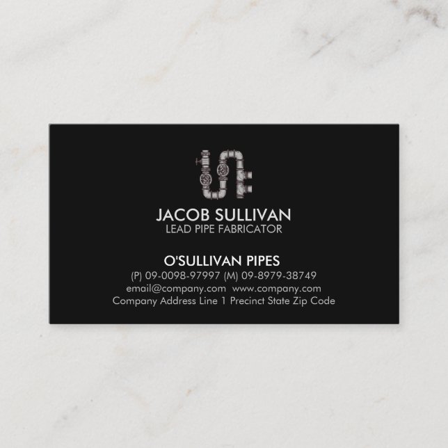 Rörrörsrör Lagrar Visitkort (Framsida)