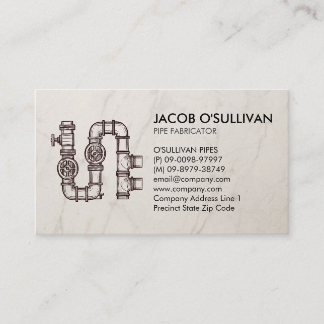 Rörrörsrör Lagrar Visitkort (Framsida)