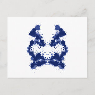 rorschach Bild bild Tintenkleckse inkblots Vykort