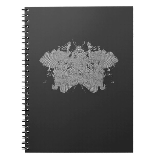 Rorschach Bläck Blot Test Psychology Anteckningsbok (Framsidan)