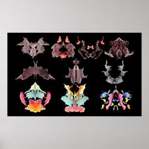 Rorschach Bläck Blots Poster