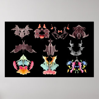 Rorschach Bläck Blots Poster