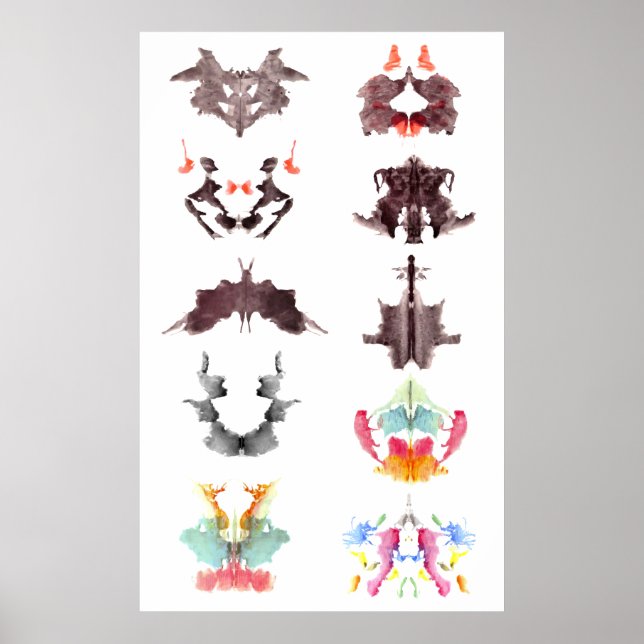 Rorschach Bläck Blots Poster (Framsidan)