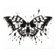 Rorschach bläck test | Nr 1 | Butterfly