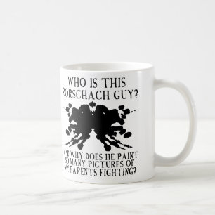 Rorschach Bläckplocktest Rolig Mugg eller Kaffe/Re