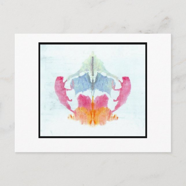 Rorschach Bläckplump 8.0 Vykort (Framsida)