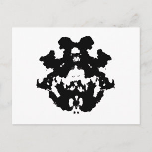 Rorschach inkblot4 vykort