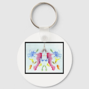 Rorschach Inkblot 10,0 Nyckelring