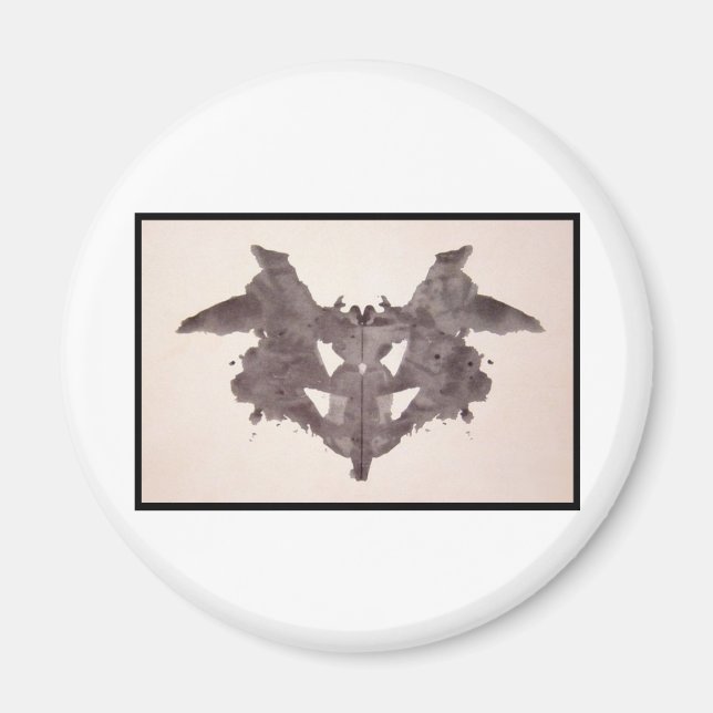Rorschach Inkblot 1.0 Magnet (Framsidan)