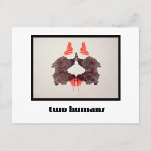 Rorschach Inkblot 2 Vykort