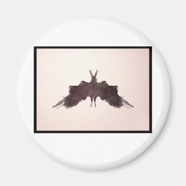 Rorschach Inkblot 5.0 Magnet (Framsidan)
