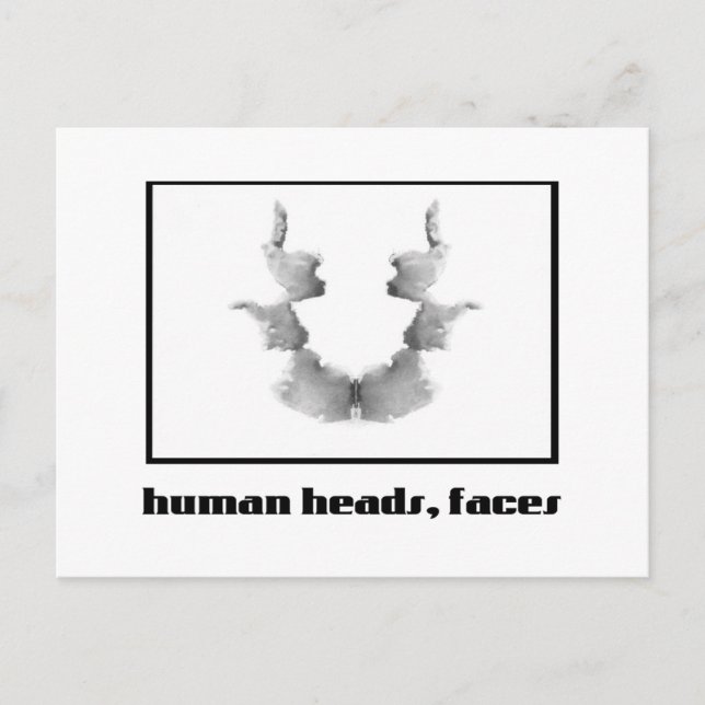 Rorschach Inkblot 7 Vykort (Framsida)