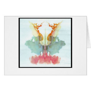 Rorschach Inkblot 9.0 Hälsningskort