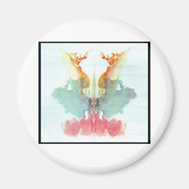 Rorschach Inkblot 9.0 Magnet (Framsidan)
