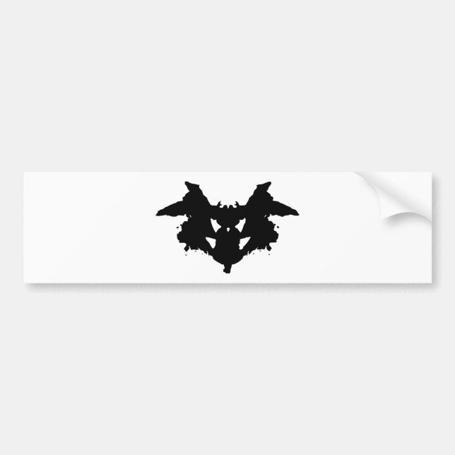 Rorschach Inkblot Bildekal (Framsidan)