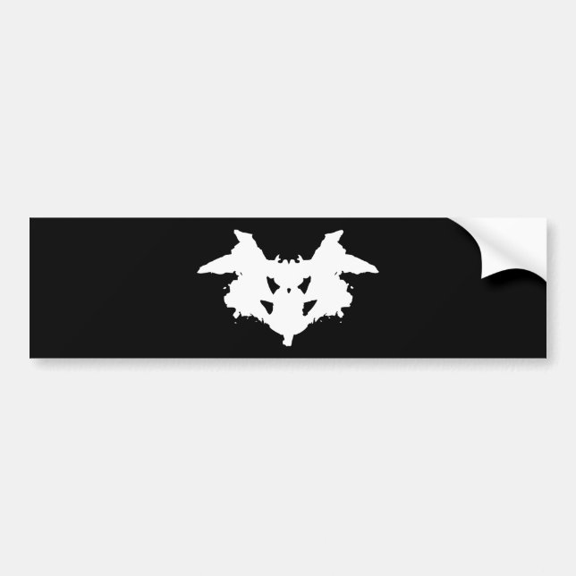 Rorschach Inkblot Bildekal (Framsidan)