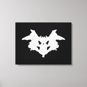 Rorschach Inkblot Canvastryck