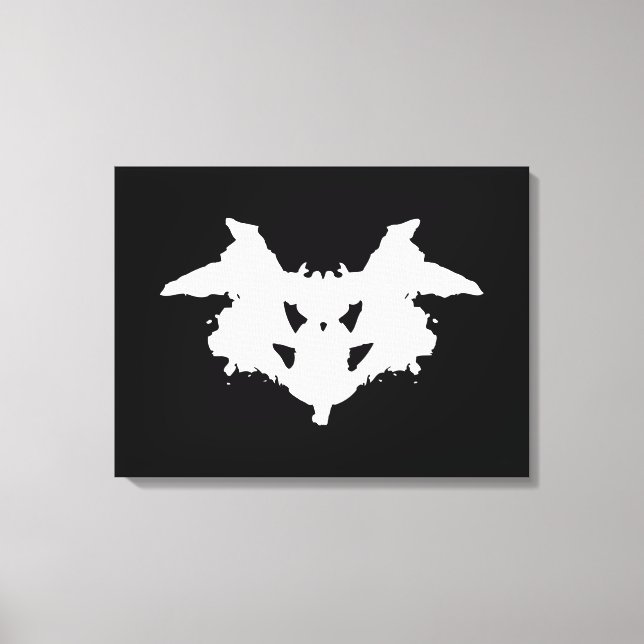 Rorschach Inkblot Canvastryck (Framsida)