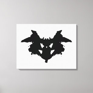 Rorschach Inkblot Canvastryck