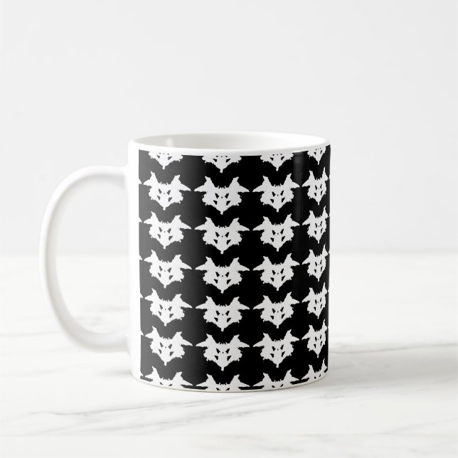 Rorschach Inkblot Kaffemugg (Vänster)