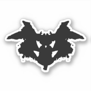 Rorschach Inkblot Klistermärken