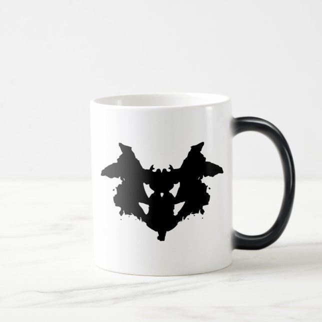 Rorschach Inkblot Magisk Mugg (Höger)
