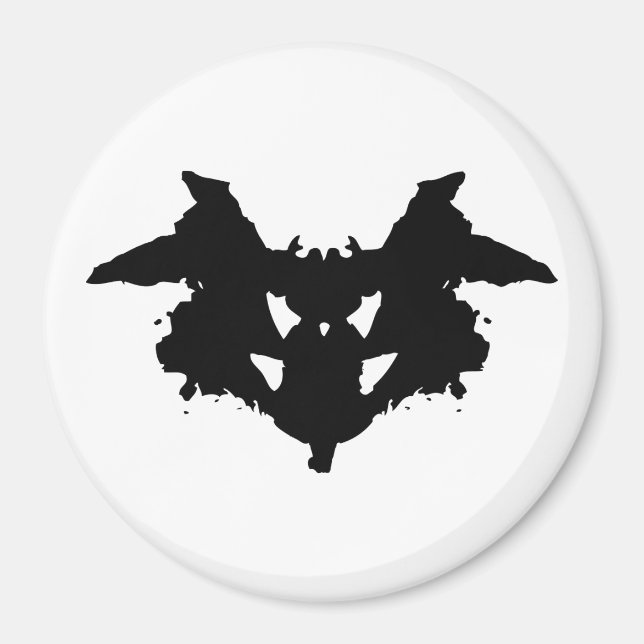Rorschach Inkblot Magnet (Framsidan)