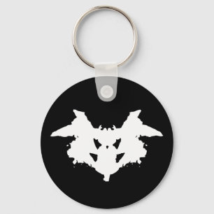 Rorschach Inkblot Nyckelring