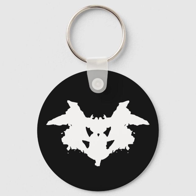 Rorschach Inkblot Nyckelring (Framsida)