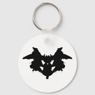 Rorschach Inkblot Nyckelring