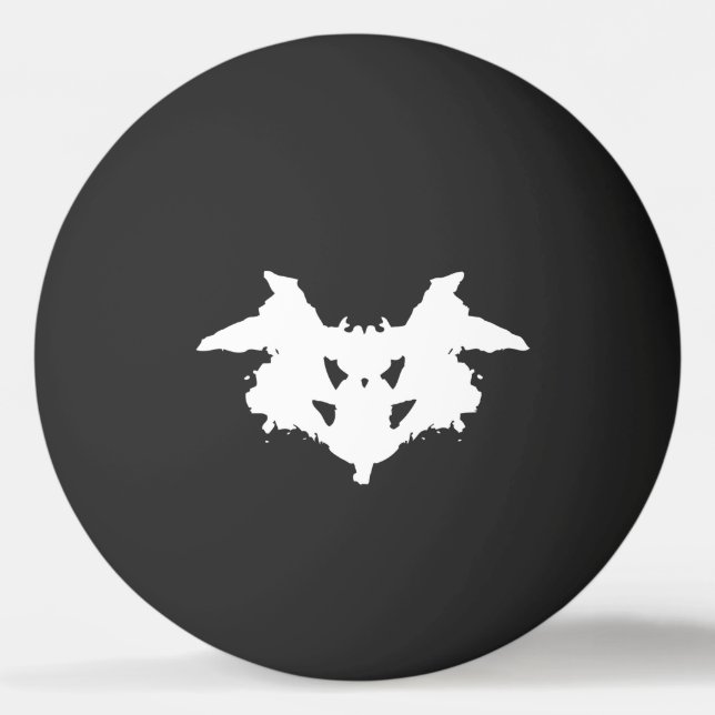 Rorschach Inkblot Ping-Pong Ball Pingisboll (Framsidan)