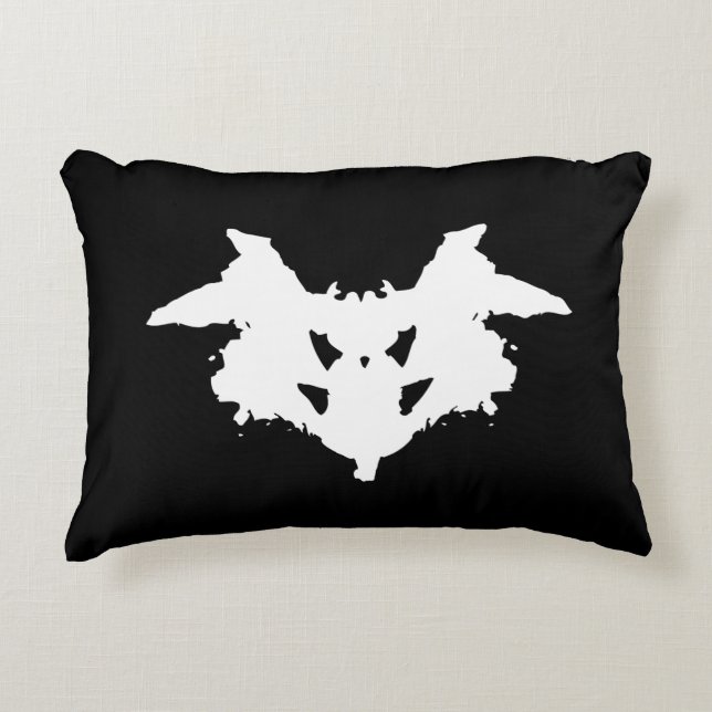 Rorschach Inkblot Prydnadskudde (Framsidan)