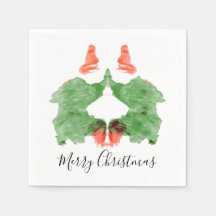 Rorschach Inkblot Santa's Elves