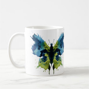 Rorschach Inkblot Test. Kalla mig inte Crazy Kaffemugg