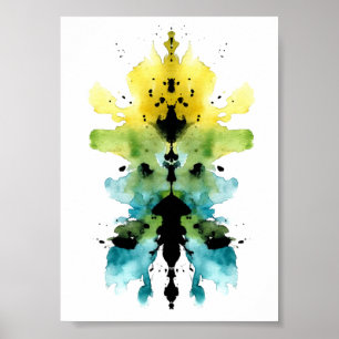 Rorschach Inkblot Test. Kalla mig inte Crazy Poster