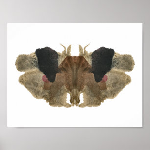 Rorschach Inkblot Test. Kalla mig inte Crazy Poster