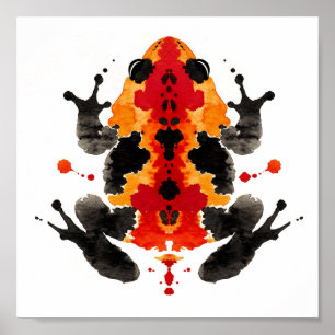 Rorschach Inkblot Test. Kalla mig inte Crazy Poster