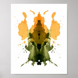 Rorschach Inkblot Test. Kalla mig inte Crazy Poster