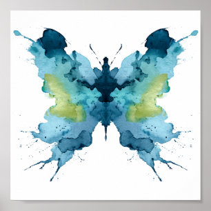 Rorschach Inkblot Test. Kalla mig inte Crazy Poster