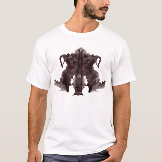 Rorschach Test InkBlots Plate 4 T-shirt (Framsida)