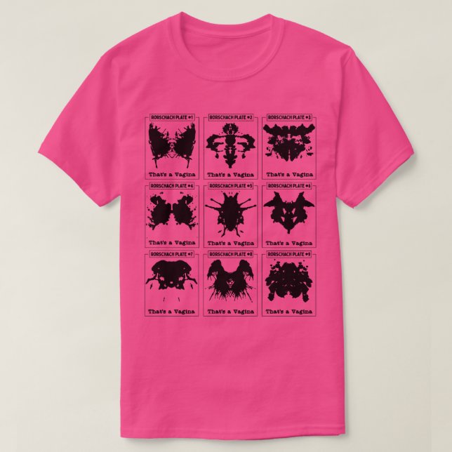 Rorschach testar alla Dam-delar T Shirt (Design framsida)