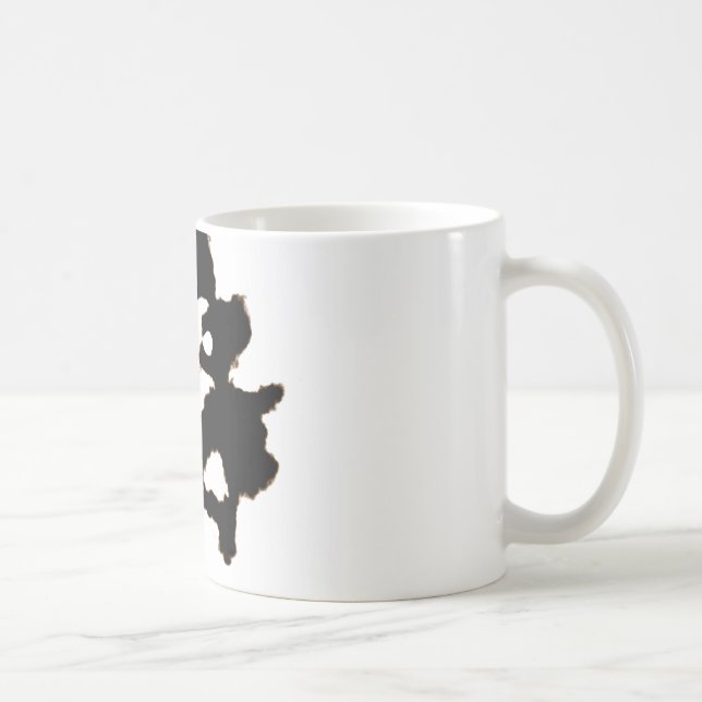 Rorschach testar av ett bläckplumpkort kaffemugg (Höger)