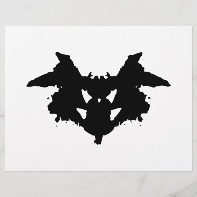 Rorschachbläckplumptest Reklamblad (Framsidan)