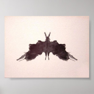 Rorschachen testar bläck som plumpar pläterar 5 poster